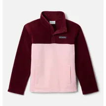 Columbia Steens Mtn II 1/4 Snap Fleece Pull-Over Kinder Rollkragenpullover, rot - L