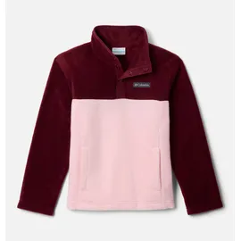 Columbia Steens Mtn II 1/4 Snap Fleece Pull-Over Kinder Rollkragenpullover, rot - L