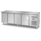 Royal Catering Kühltisch 450 L 4 Fächer 227 x 64 cm