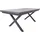 Garden Pleasure AMELIA Ausziehtisch 200/260 x 100 x 77 cm Anthrazit/Braun