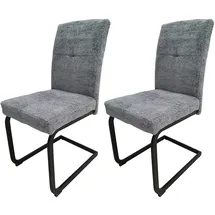 Hti-Living Esszimmerstuhl Kinsey 2er-Set Grau