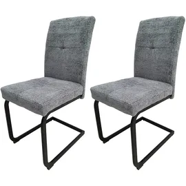 Hti-Living Esszimmerstuhl Kinsey 2er-Set Grau