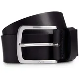 Boss Herrengürtel Leder schwarz 110