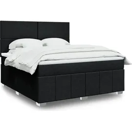vidaXL Boxspringbett 180 x 200 cm Schwarz