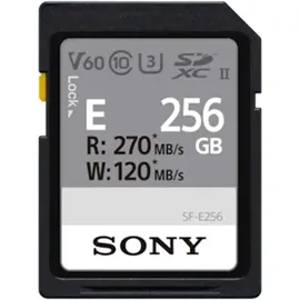 Sony SDXC SF-E 256GB Class 10 UHS-II V60