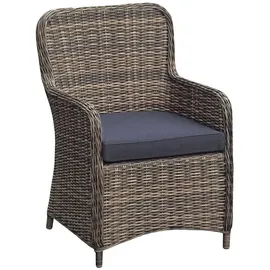 Garden Pleasure Bordeaux Set 7-tlg. Braun