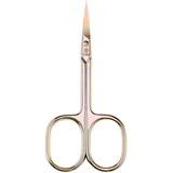 Pfeilring Hautschere, vergoldet 9 cm