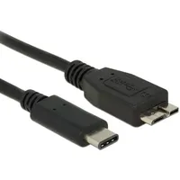 DeLock USB-C auf Micro-USB Adapter 0,5 m Schwarz