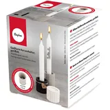 Rayher Silikon Gießform Kerzenhalter geriffelt, für Teelichte und Stabkerzen,