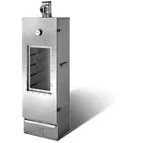 Smoki Räucherschrank Isoliert +Fenster V2A Edelstahl 85x39x33cm Räucherofen 8526