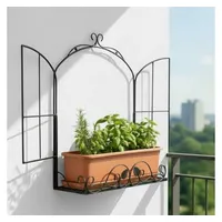 DanDiBo Ambiente Kräuterregal 50 cm Schwarz