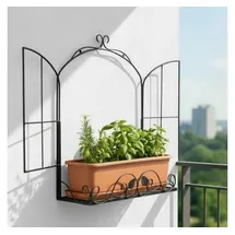 DanDiBo Ambiente Kräuterregal 50 cm Schwarz