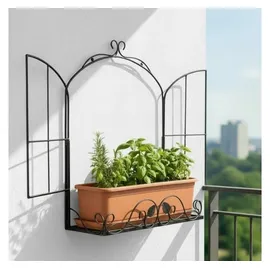 DanDiBo Ambiente Kräuterregal 50 cm Schwarz