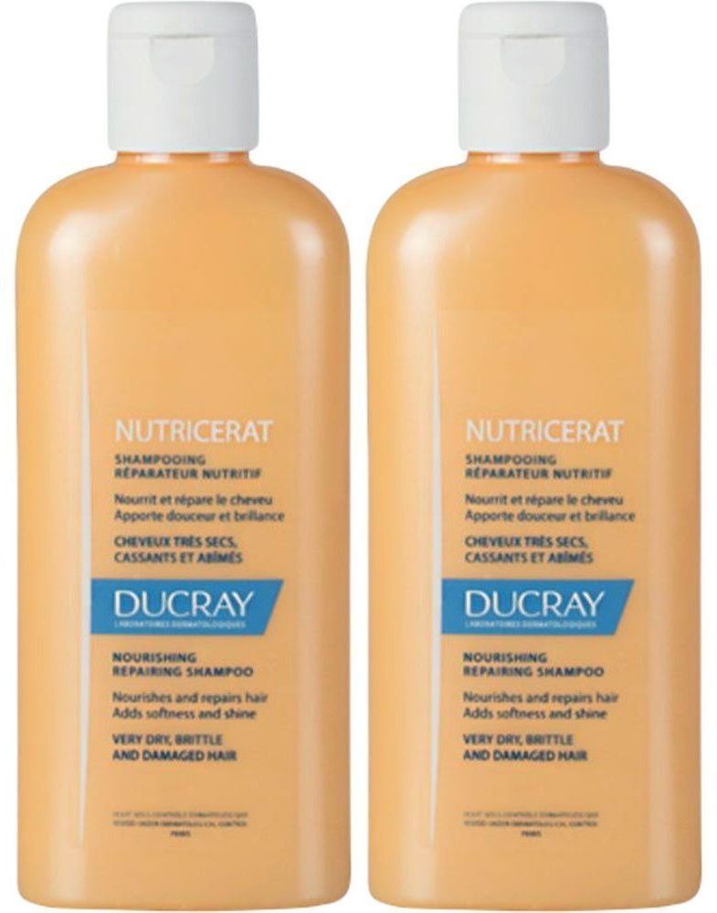 Ducray Nutricerat Shampooing réparateur nutritif 2x200 ml shampooing