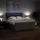 vidaXL Boxspringbett mit Matratze Taupe 180x200 cm Stoff
