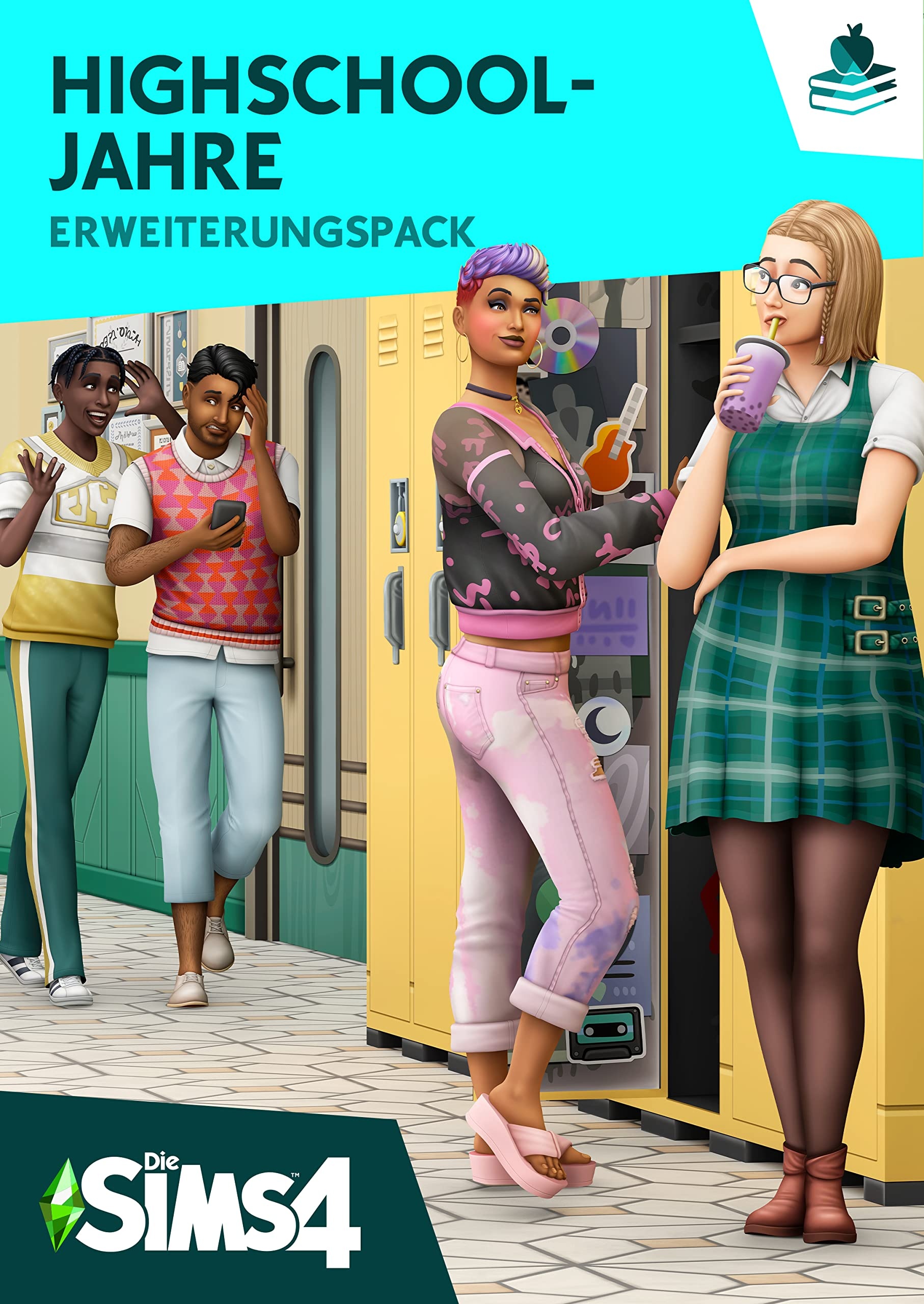 Die Sims 4 Highschool-Jare (EP12)| Erweiterungspack | PC/Mac | VideoGame | Code in der Box | Deutsch
