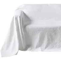 Heine Sofaüberwurf 250-cm Weiß