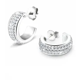 Elli Creolen 925 Sterling Silber weiß onesize