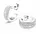 Elli Creolen 925 Sterling Silber weiß onesize