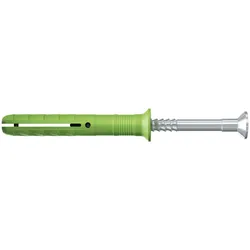 fischer 524848, Schrauben- & Dübelsatz, Mauerziegel, Beton, Pozidriv, PZ2, 80 mm
