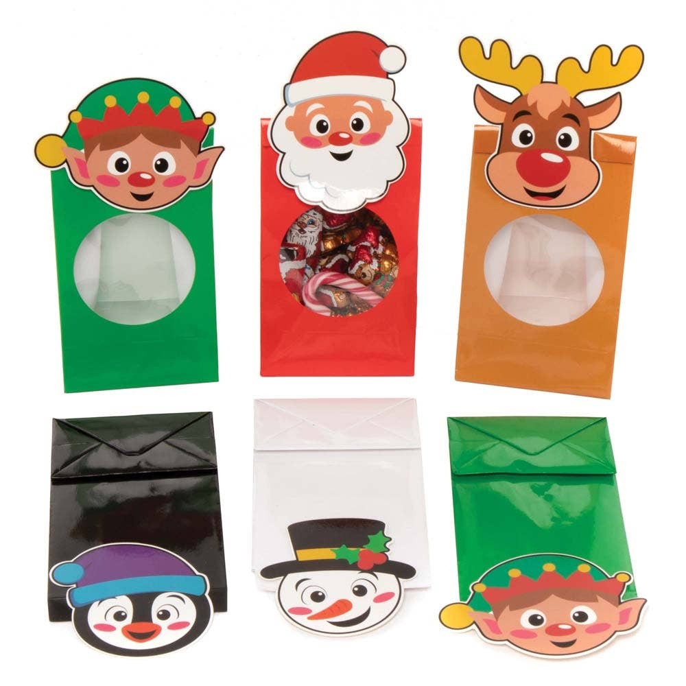 Weihnachtliche Geschenktüten (pro Set 10) Weihnachtsspielzeug