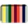 REMEMBER Tablett Lorenzo, Streifen bunt mehrfarbig 44.5x2x29.5 cm,