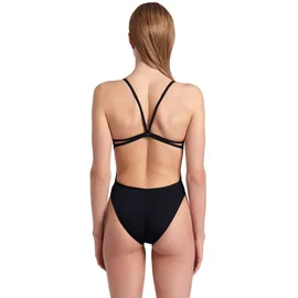 Arena Badeanzug Damen Schwarz/Weiß 34