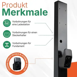 LDY Wallbox Standfuß für Vestel Wallbox-LDY-POLE-VESTEL