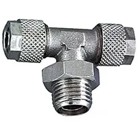 Riegler T-Einschraubverschraubung, drehbar, G 1/4 a., für Schlauch 6/4