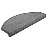 vidaXL Stufenmatte 65 x 24 cm Dunkelgrau