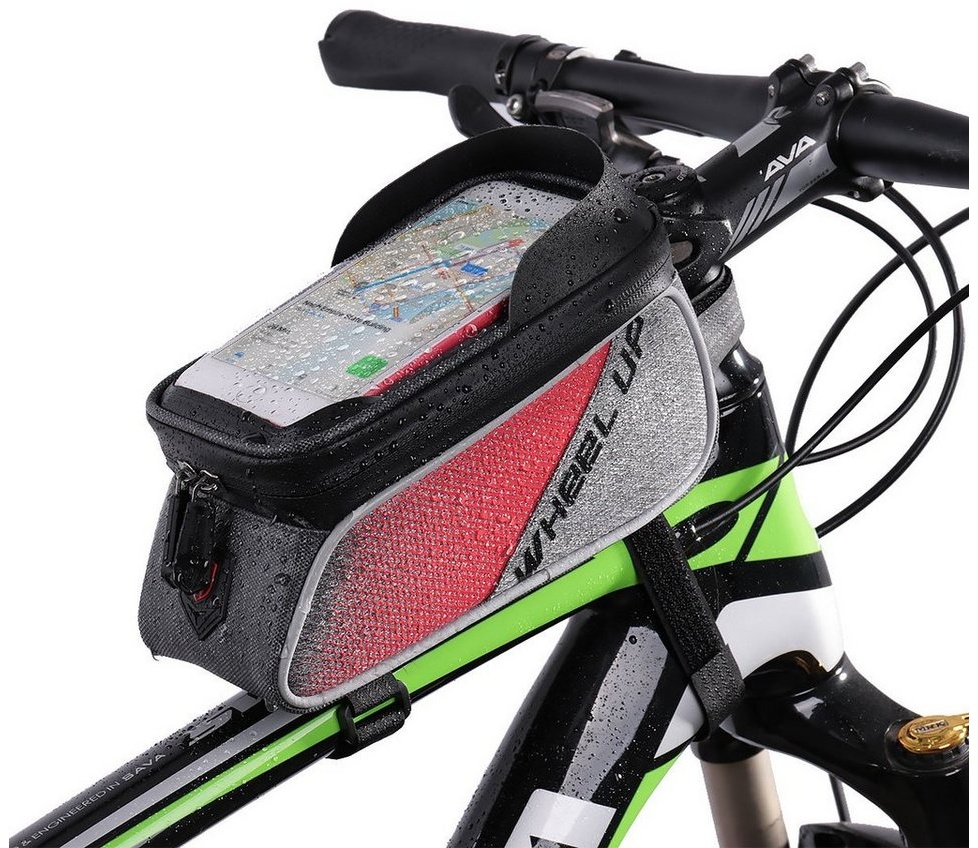 MidGard Fahrradtasche Fahrrad-Rahmentasche Handyhalterung E-Bike Smartphone Halterung MTB