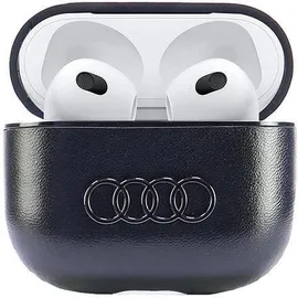 Audi Lederhülle großem Logo Airpods 3 – Schwarz