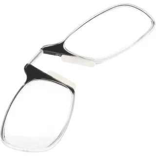 Flexi Zweitlesebrille als ideale Lesehilfe für unterwegs, ultraflach und flexibel, mit Klebepad zum Befestigen am Smartphone
