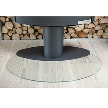 ADURO Glasbodenplatte Ellipse 114,8 x 68,3 cm