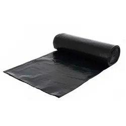 Schwarzer Müllbeutel für runde Behälter 85x100 G.130 (300 Beutel)