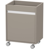 Duravit Ketho Rollcontainer 1 Tür links, Basalt Matt