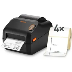 Hermes Versand-Starter-Set – Bixolon XD3-40d – Etikettendrucker USB / 203 dpi / mit Abrisskante