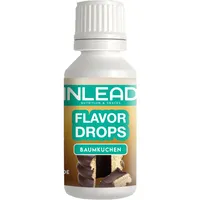 INLEAD - Flavor Drops | Zuckerfrei & Kalorienfrei | Aromatropfen für Speisen & Getränke | Vielseitig einsetzbar | Top Geschmack | Vegan - 30ml (Baumkuchen)