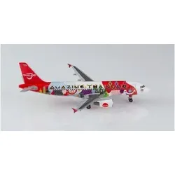 HERPA 532686 1:500 Thai Air Asia Airbus A320 "Amazing Thailand" Kennung: "HS-ABD"