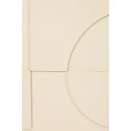 ZUIVER Faces Sideboard 160 x 40 cm Beige / Weiß