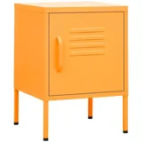 vidaXL Nachttisch Senfgelb 35x35x51 cm Stahl