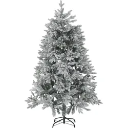 Künstlicher Weihnachtsbaum schneebedeckt 180 cm weiß FORAKER