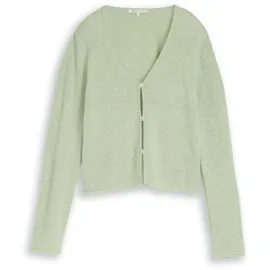 Tom Tailor Cardigan mit V-Ausschnitt Grün M