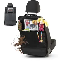 Walser Auto-Organizer, Kenny, Rückenlehnenschutz mit Tablet-halterung 70x46 Cm schwarz