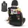 Walser Auto-Organizer, Kenny, Rückenlehnenschutz mit Tablet-halterung 70x46 Cm schwarz