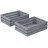Vicco Schubkasten Novaro, Grau, 2er Set, Model 54751 - Grau