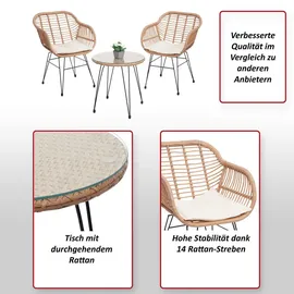MCW Balkon-Set MCW-G17 3-tlg. anthrazit