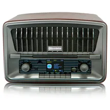 Roadstar HRA-270CD+BT Tragbares CD-Radio Vintage Digital Dab/Dab+/FM, CD-MP3-Player, Bluetooth, USB, Stereo, AUX-IN, LCD-Display, Fernbedienung, Kopfhöreranschluss, Alarm, Holz