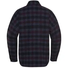 Jack Wolfskin Baja Flannel Shirt check dark navy XL