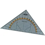 Herlitz Geometrie-Dreieck 16 cm transparent